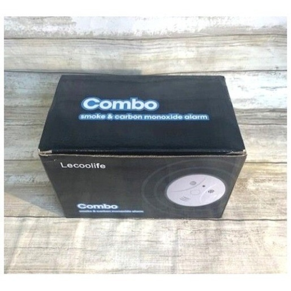 Lecoolife Smoke & Carbon Monoxide Combo Alarm‎ Loud 85 dB 4 Pack